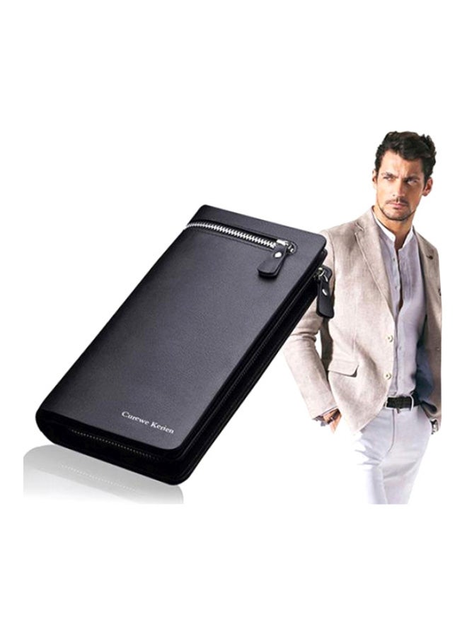 Curewe Kerien Leather Card Holder And Coin Purse Black - Image 2