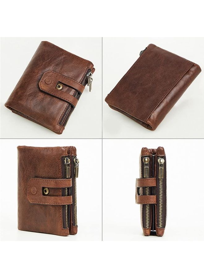 Bluelans Vintage Cash Holder Purse Brown  - Image 2