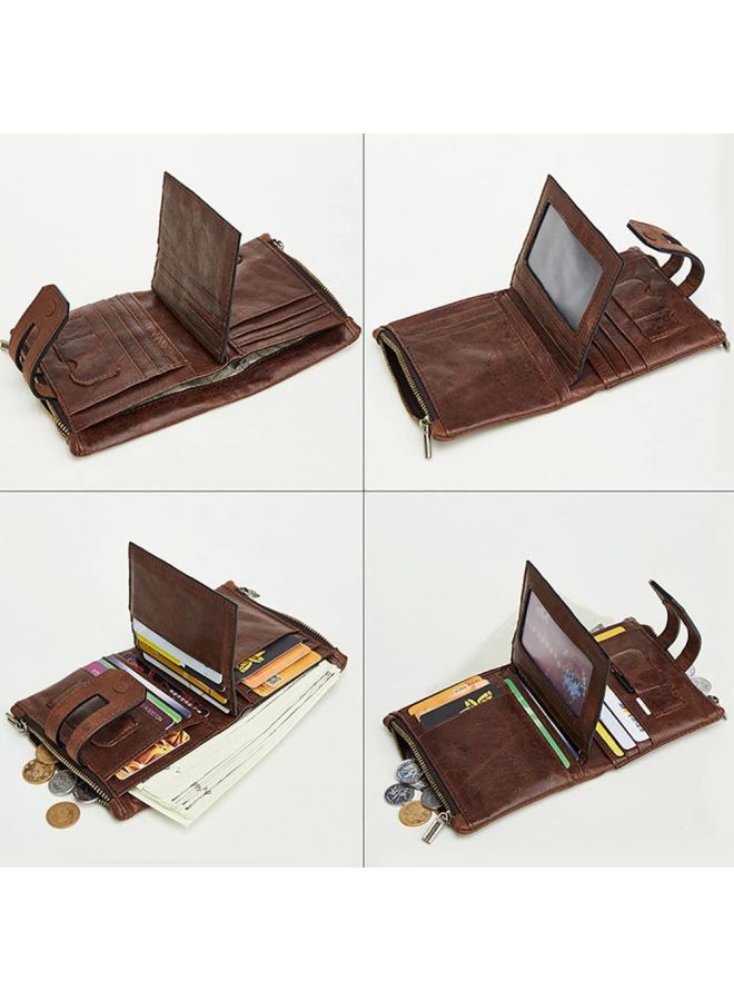 Bluelans Vintage Cash Holder Purse Brown  - Image 3