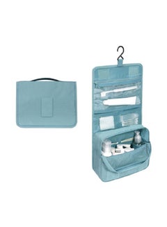 Bluelans Cloth Hanging Toiletry Organizer Blue  - Image 1
