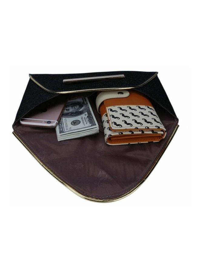 OUTAD Sparkling Dazzling Sequins Clutch Black  - Image 3