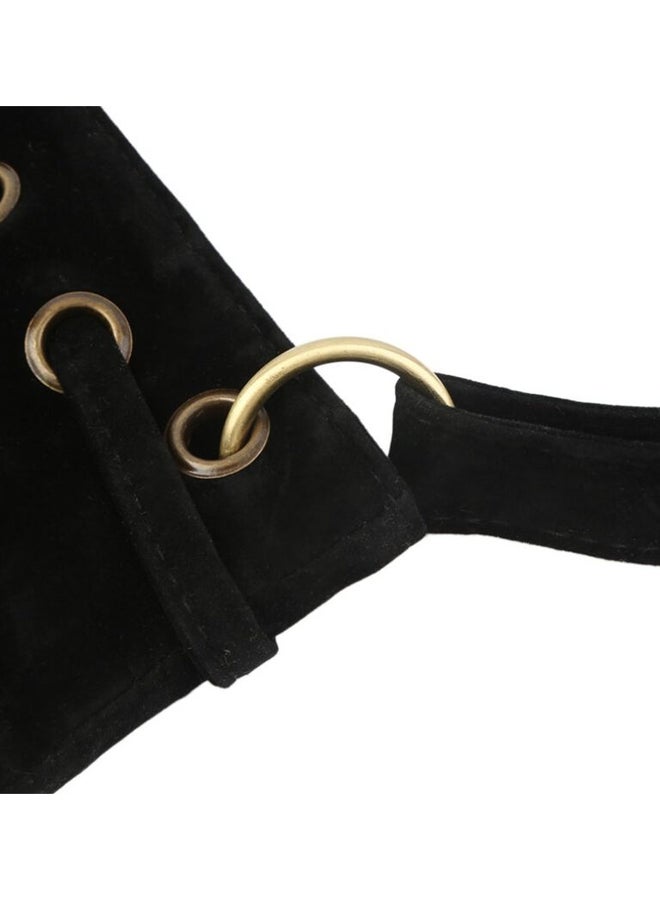 OUTAD Fringe Tassel Decor Shoulder Bag Black - Image 5