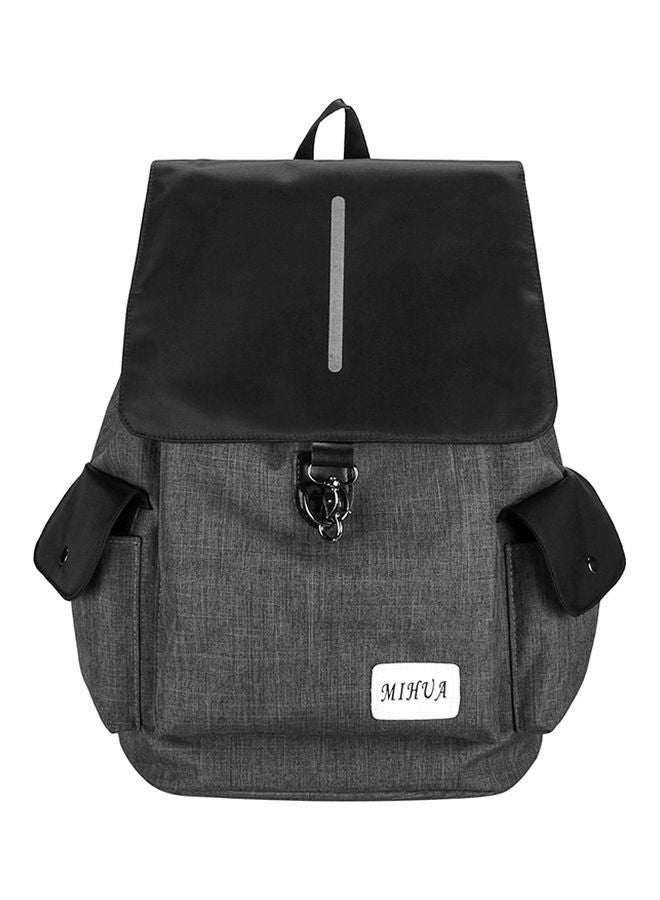 أوتاد أحزمة حقيبة ظهر قابلة للتعديل رمادي داكن