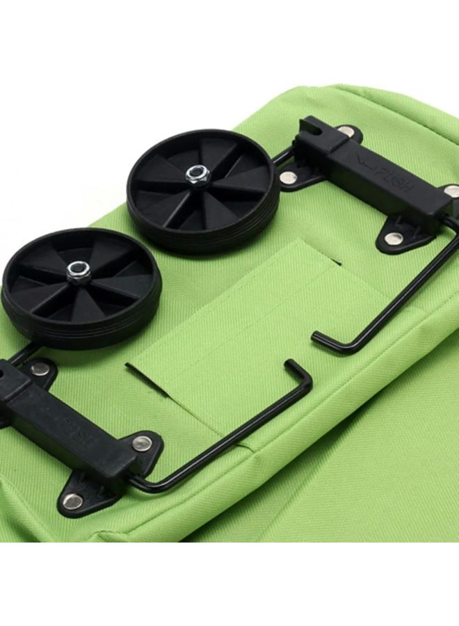 OUTAD - Zipper Tote Bag Green - Image 1
