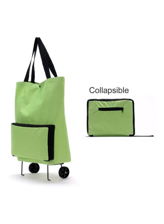 OUTAD - Zipper Tote Bag Green - Image 1