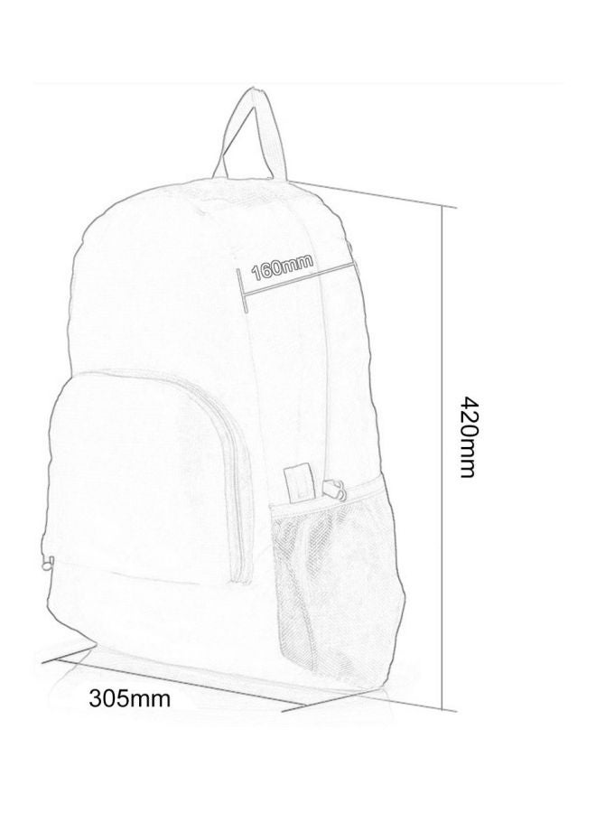 أوتاد حقيبة ظهر مضادة للماء بسحاب لرحلات السير الطويلة أسود - Image 5