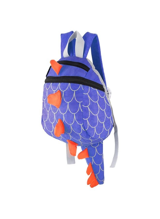 OUTAD Nylon Dinosaur Shape Backpack Blue - Image 1