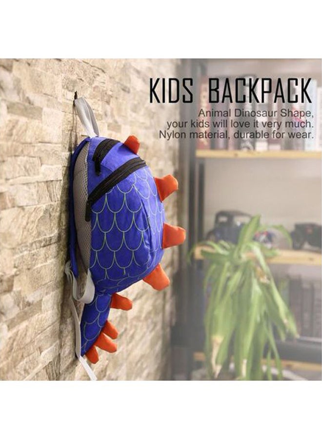 OUTAD Nylon Dinosaur Shape Backpack Blue - Image 4