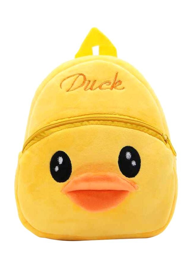 OUTAD Zippered Cartoon Shape Backpack Yellow  - Image 1