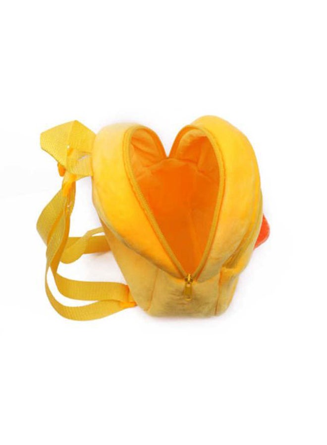 OUTAD Zippered Cartoon Shape Backpack Yellow  - Image 4
