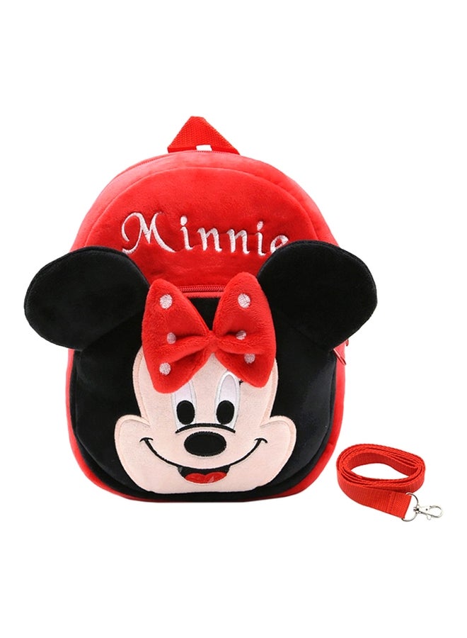 أوتاد حقيبة ظهر للأطفال بتصميم كرتوني أحمر وأسود