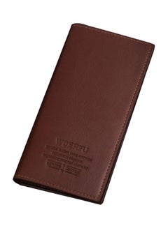Leather Multifunctional Wallet Brown