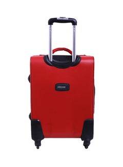 PARAJOHN Softside 3 Piece Luggage Trolley Set Red  - Image 3