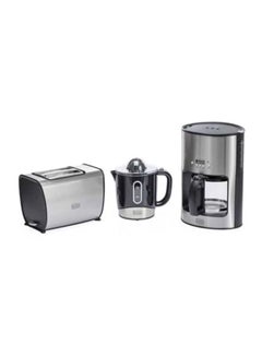 BLACK+DECKER Coffee Machine Toaster And Kettle 1L 1.0 L BFS100-B5 Silver/Black  - Image 2