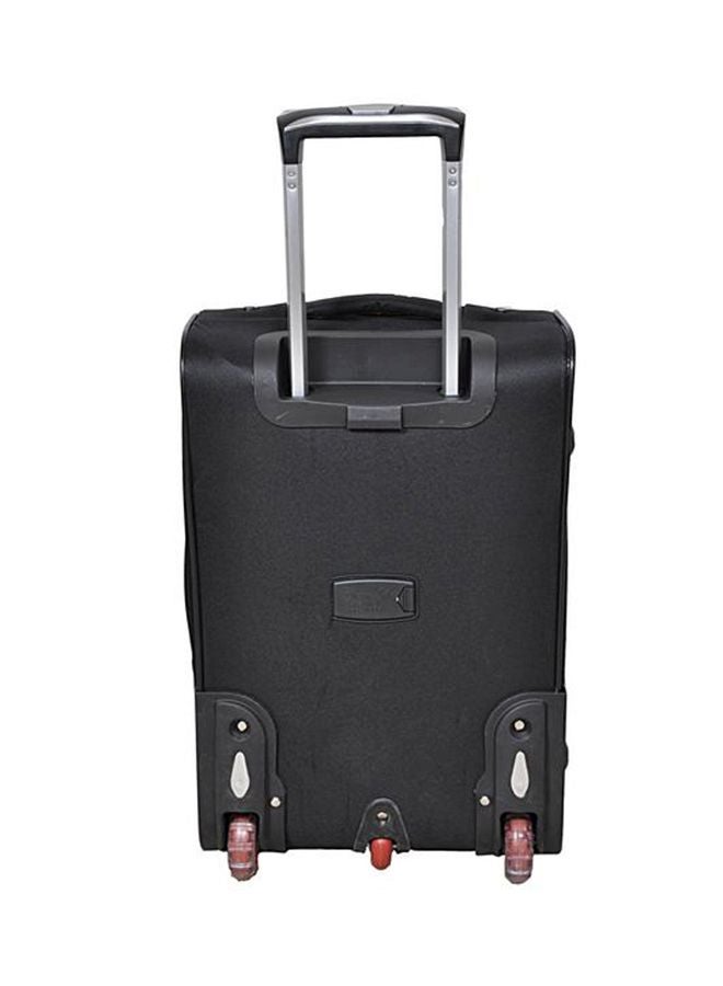 Softside Cabin Luggage Trolley Black