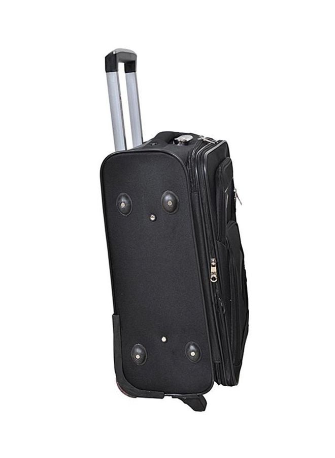 Softside Cabin Luggage Trolley Black