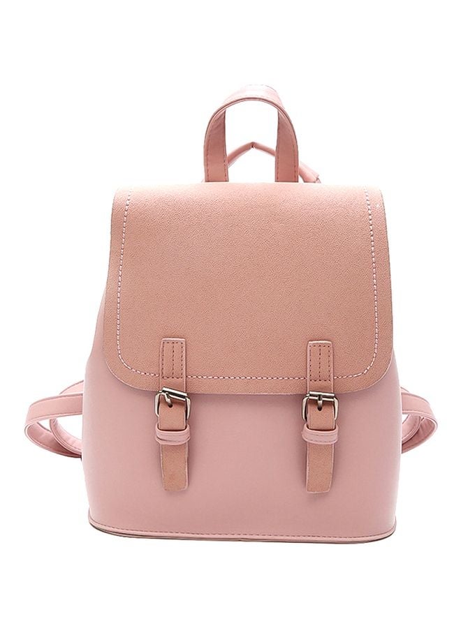 Cool Baby Polyurethane Solid Backpack Pink  - Image 1