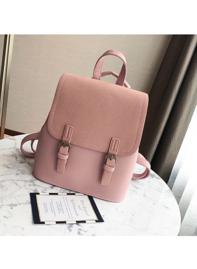 Cool Baby Polyurethane Solid Backpack Pink  - Image 2