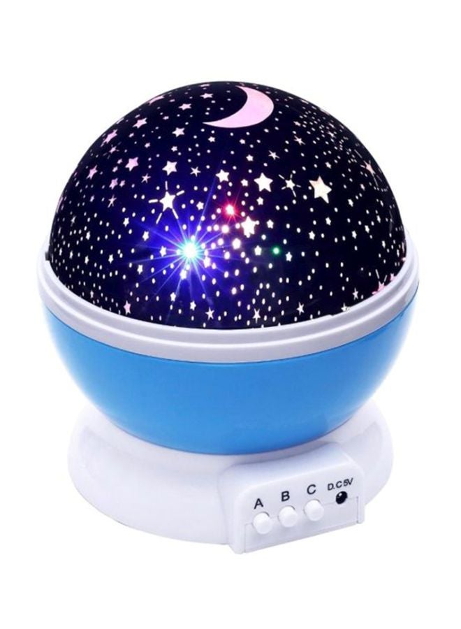 بيوينتي مصباح بروجيكتور ستار ماستر بإضاءة LED بتصميم الفضاء الأزرق أبيض 15x13سم - Image 1