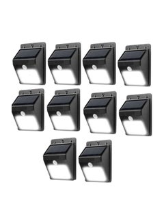 Beauenty 10-Piece Sensor Motion Wall Light White 13x23cm 