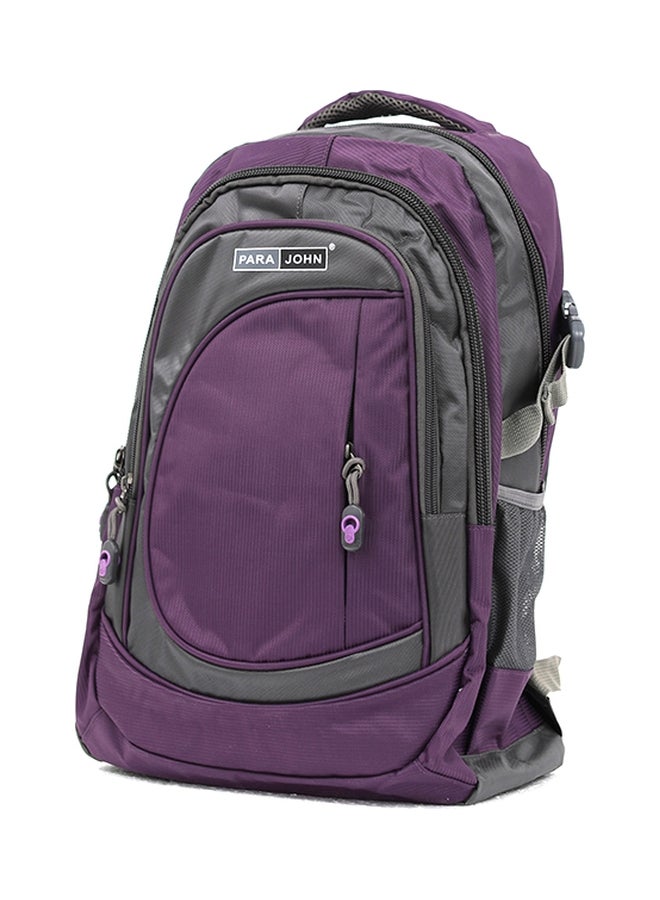 PARAJOHN Nylon School Bag 24-Inch Purple - Image 4