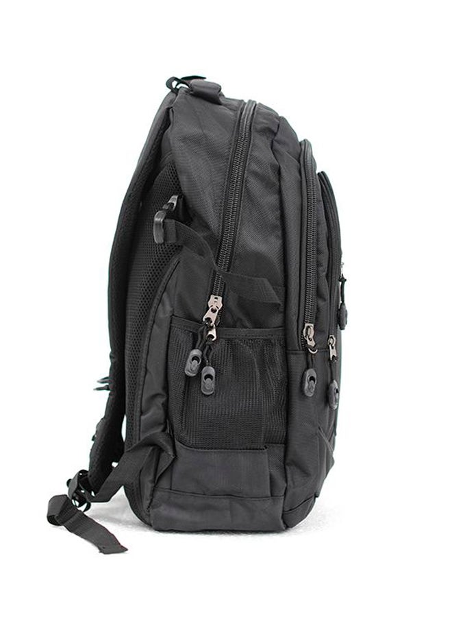 PARAJOHN Nylon Zipper Backpack 24-Inch Black - Image 3
