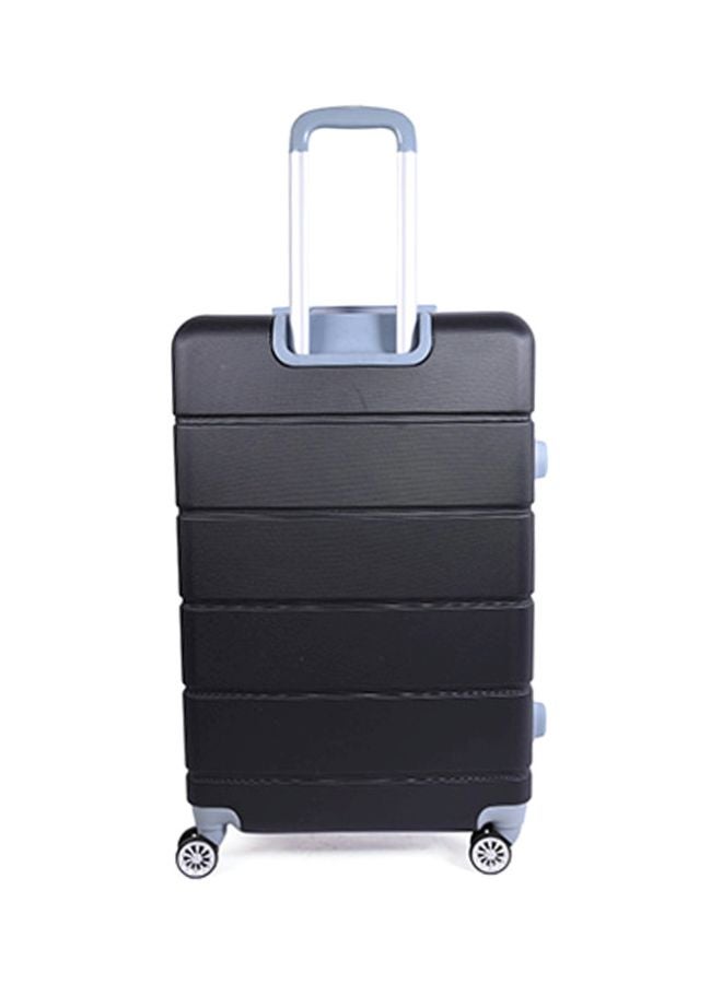 NEW TRAVEL - Hardside 4 Piece Luggage Trolley Set Black - Image 1