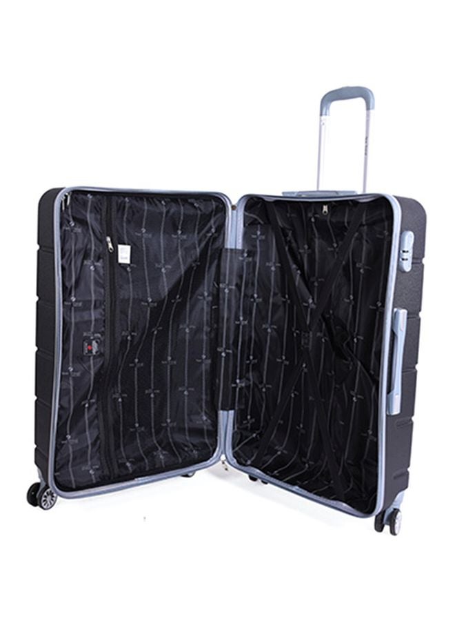NEW TRAVEL - Hardside 4 Piece Luggage Trolley Set Black - Image 1
