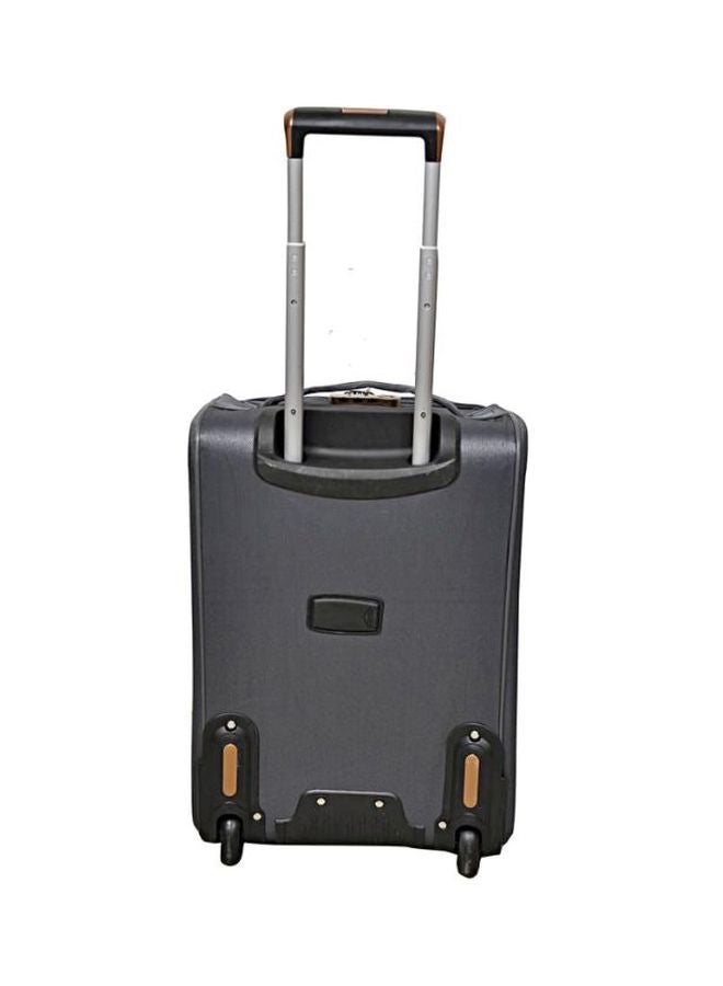 NEW TRAVEL Softside Cabin Luggage Trolley Grey  - Image 2