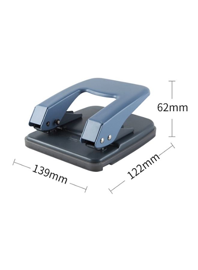 Xiaomi Youpin Guangbo Metal Two-Hole Puncher Blue/Black - Image 4