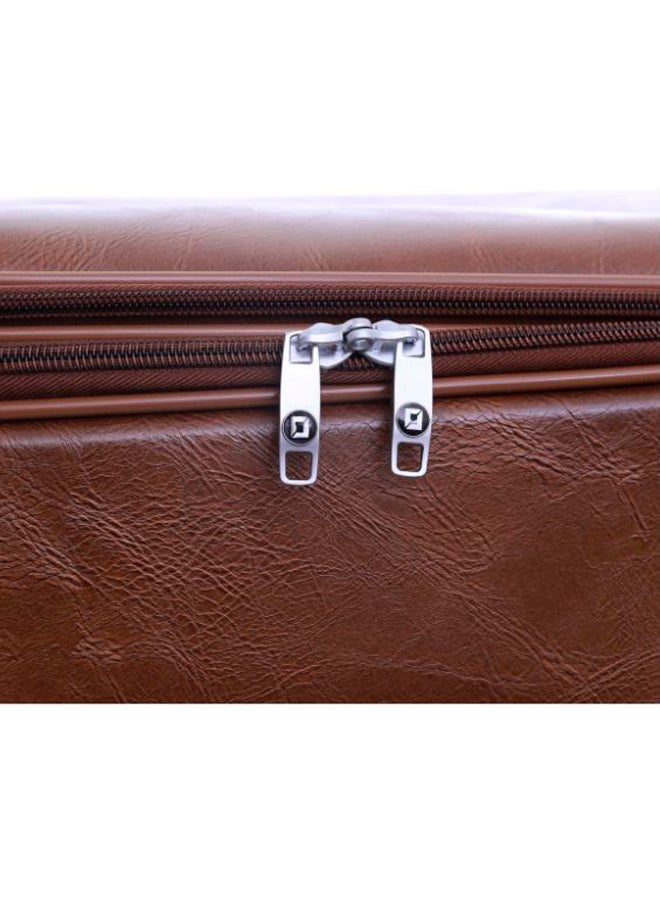 PARAJOHN - Buffalos Softside 3 Piece Luggage Trolley Set Brown - Image 1