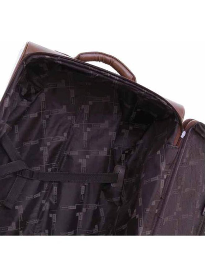 PARAJOHN - Buffalos Softside 3 Piece Luggage Trolley Set Brown - Image 1