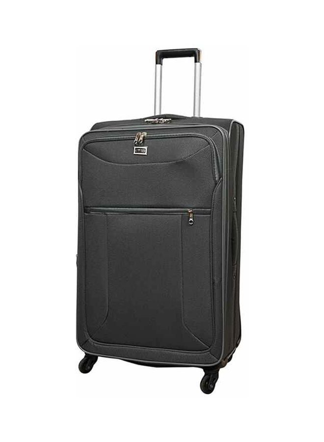 NEW TRAVEL Softside 3 Piece Luggage Trolley Set Grey  - Image 2