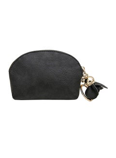 Generic Zipper Closure Coin Purse Black 