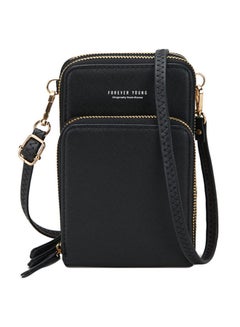 Polyurethane Casual Cross Body Bag Black - v1588964175/N36682363A_1