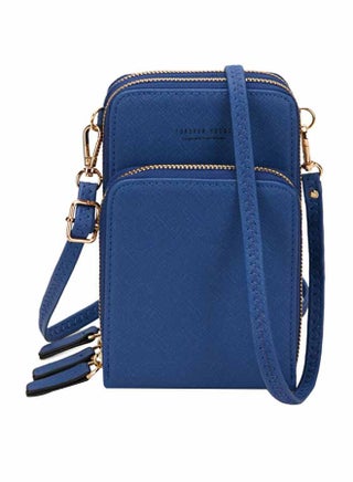 Polyurethane Casual Cross Body Bag Blue - v1588964175/N36682875A_1
