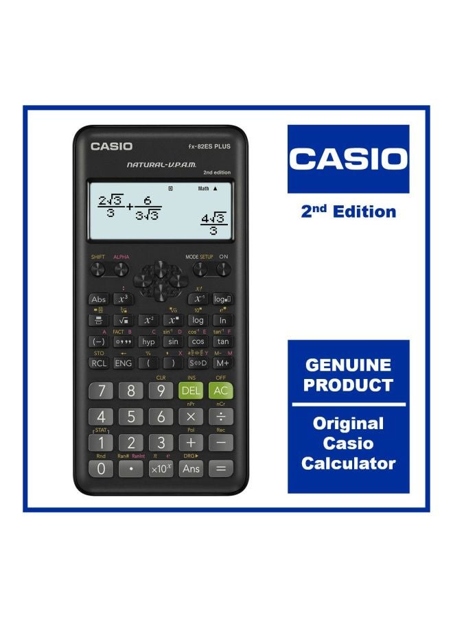 CASIO SVPAM 2nd Edition Scientific Calculator Black - Image 2