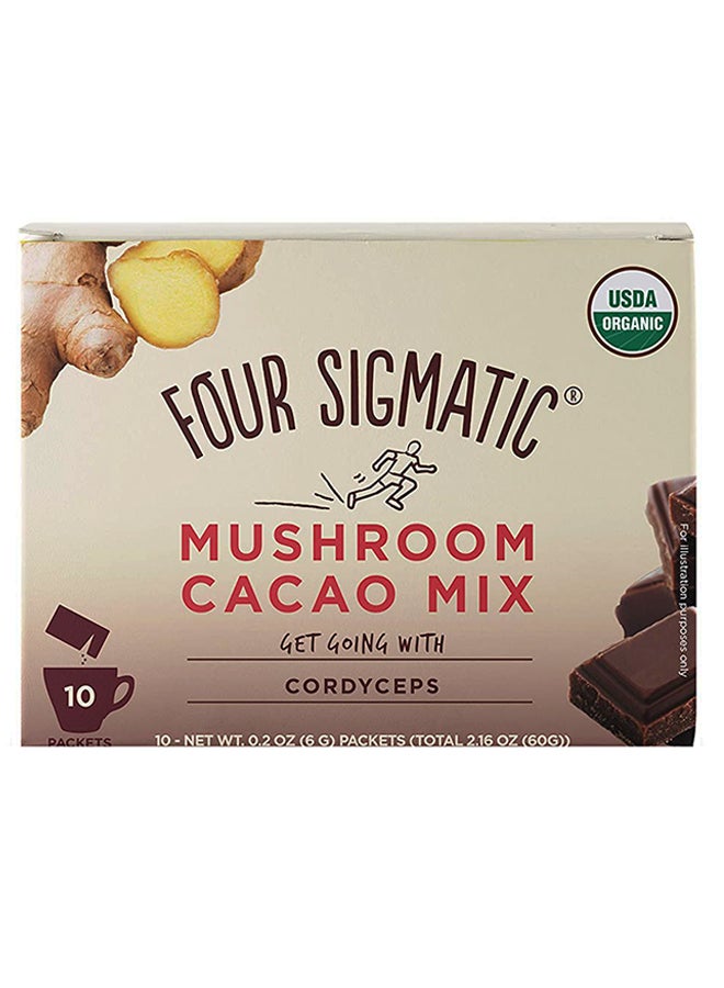 Four Sigmatic Mushroom Cacao Mix 10 Packets - Image 1