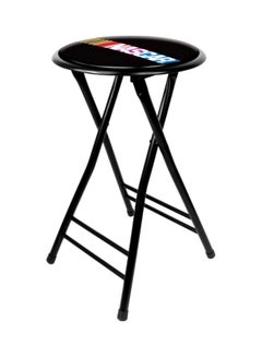 Cushioned Folding Stool Black