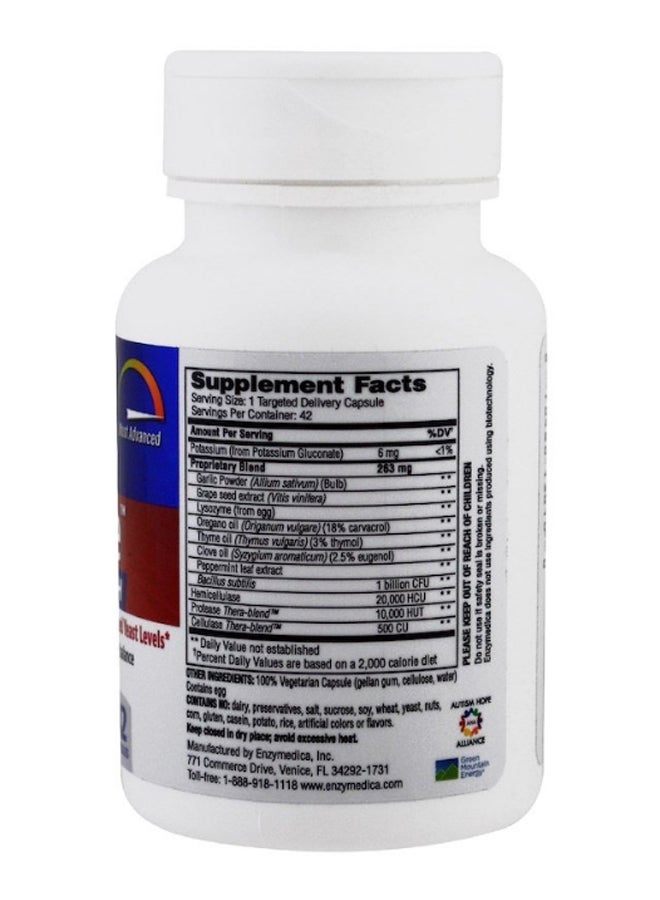 ENZYMEDICA Extra Strength Candidase Supplement - 42 Capsules  - Image 2