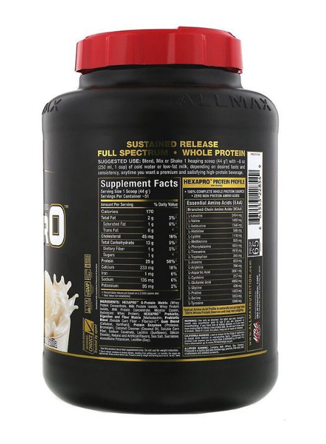 AllMax Nutrition Hexapro French Vanilla Ultra-Premium 6-Protein Blend - Image 2
