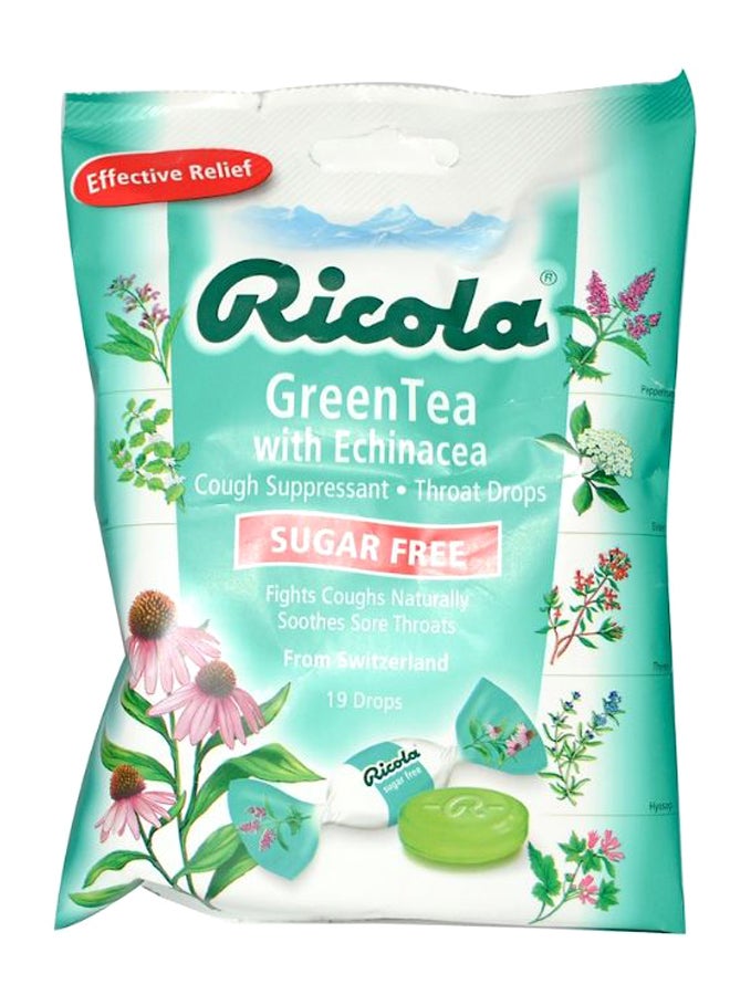 Ricola Sugar Free Green Tea With Echinacea - 19 Drops