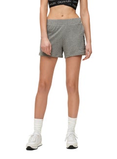 Calvin Klein Performance Outline Logo Sweat Shorts Grey  - Image 1