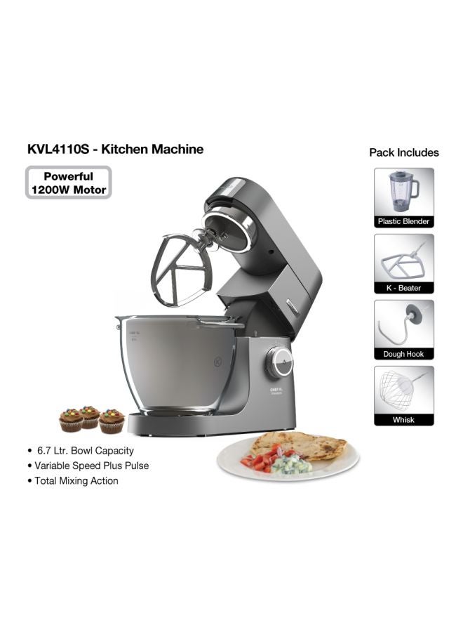 KENWOOD Electric Blender 6.7 L 1200.0 W KVL4110 Silver  - Image 4