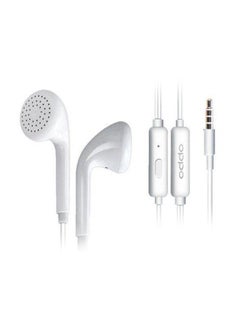 OPPO Wired In-Ear Headphones With Mic White  - Image 1