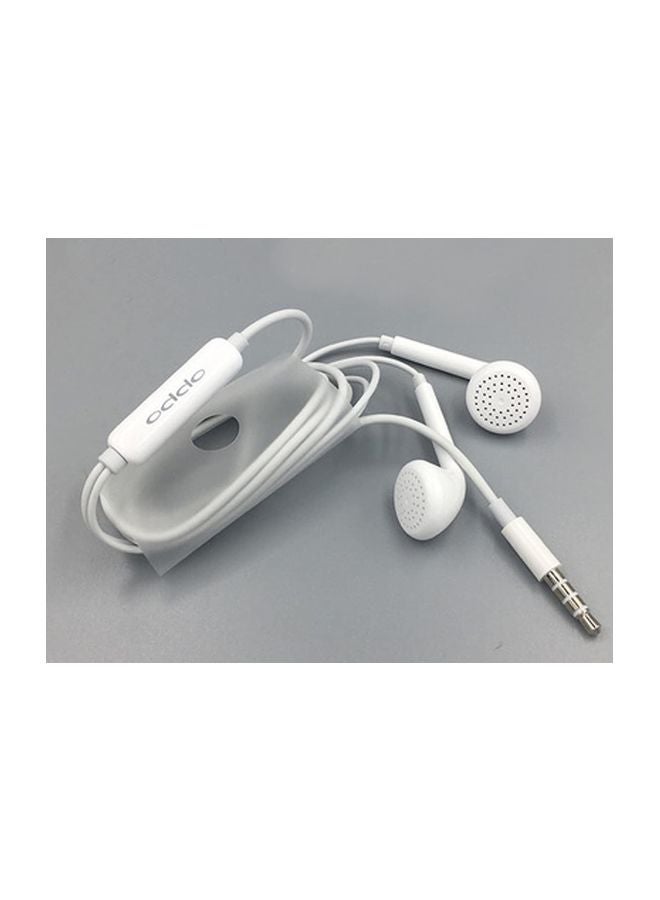 OPPO Wired In-Ear Headphones With Mic White - Image 2