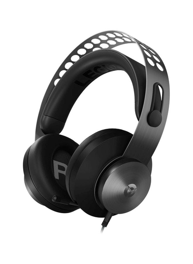 لينوفو سماعة رأس للألعاب ليجون H500 بتصميم يغطي الأذن مزودة بميكروفون متوافقة مع أجهزة بلايستيشن 4/بلايستيشن 5/إكس بوكس ون/إكس بوكس سيريس إكس/نينتندو سويتش/أجهزة الكمبيوتر - Image 1