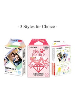 FUJIFILM Pack Of 10 Hello Kitty Themed Instax Mini Instant Camera Photo Films White/Pink  - Image 5