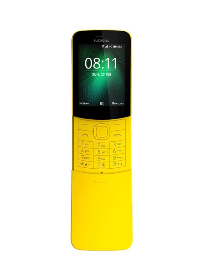 نوكيا موبايل 8110 بشريحتين لون أصفر بذاكرة داخلية 4 جيجابايت وذاكرة رام 512 ميجابايت يدعم تقنية 4G LTE - Image 5