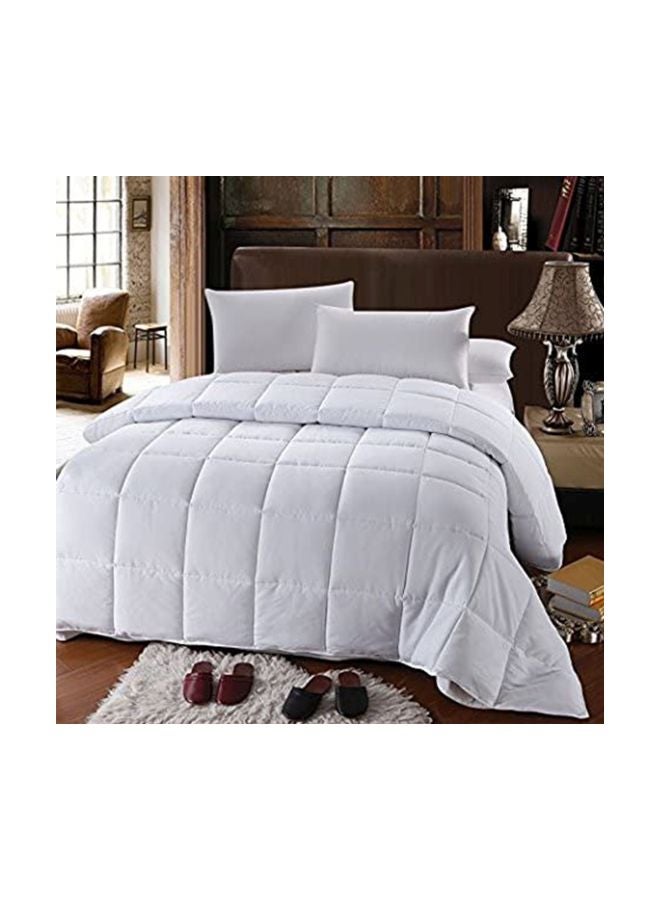REGAL IN HOUSE Microfibre Duvet Cover Microfiber White 240x190cm  - Image 3